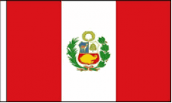 Peru Hand Waving Flags